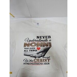 Through Christ- Delta Pro Weight - Short Sleeve - White Size XL - T Shirt